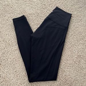 Lululemon Black High Rise Wunder Under 28” Leggings
